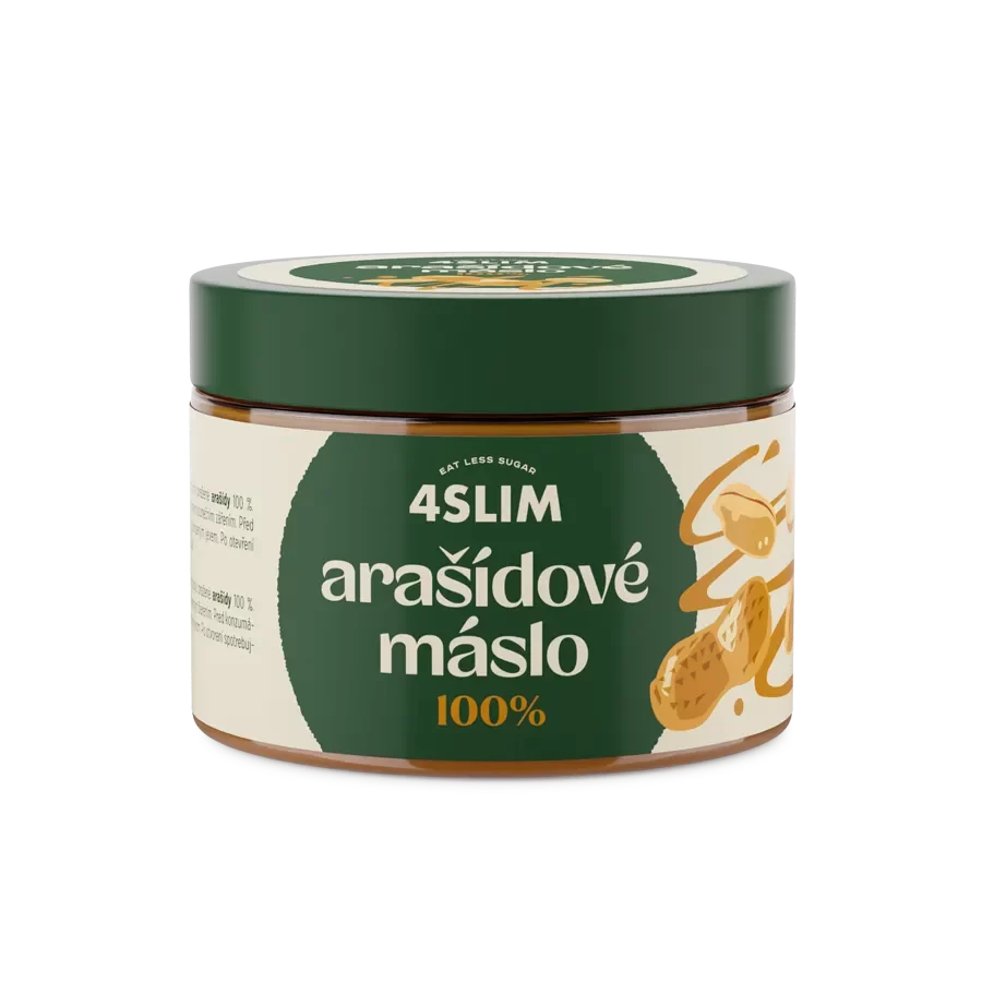 4Slim Arašidové maslo 100% 500g