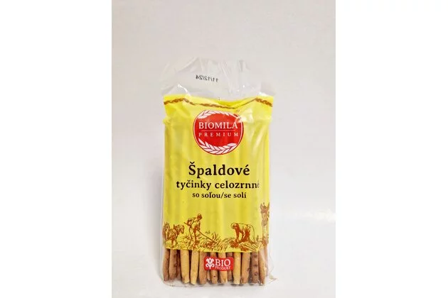 BIOMILA Špaldové tyčinky celozrnné so soľou bio 70g