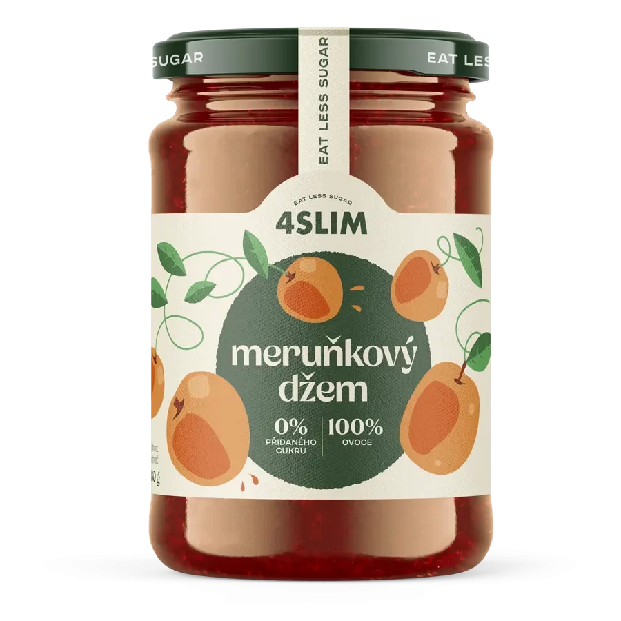 4Slim 100% džem marhuľový (280 g)