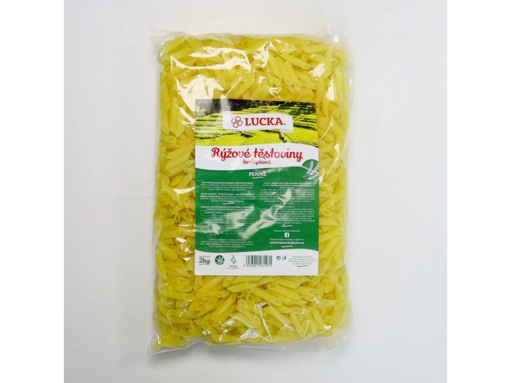 Lucka - ryžové cestoviny Penne 2kg