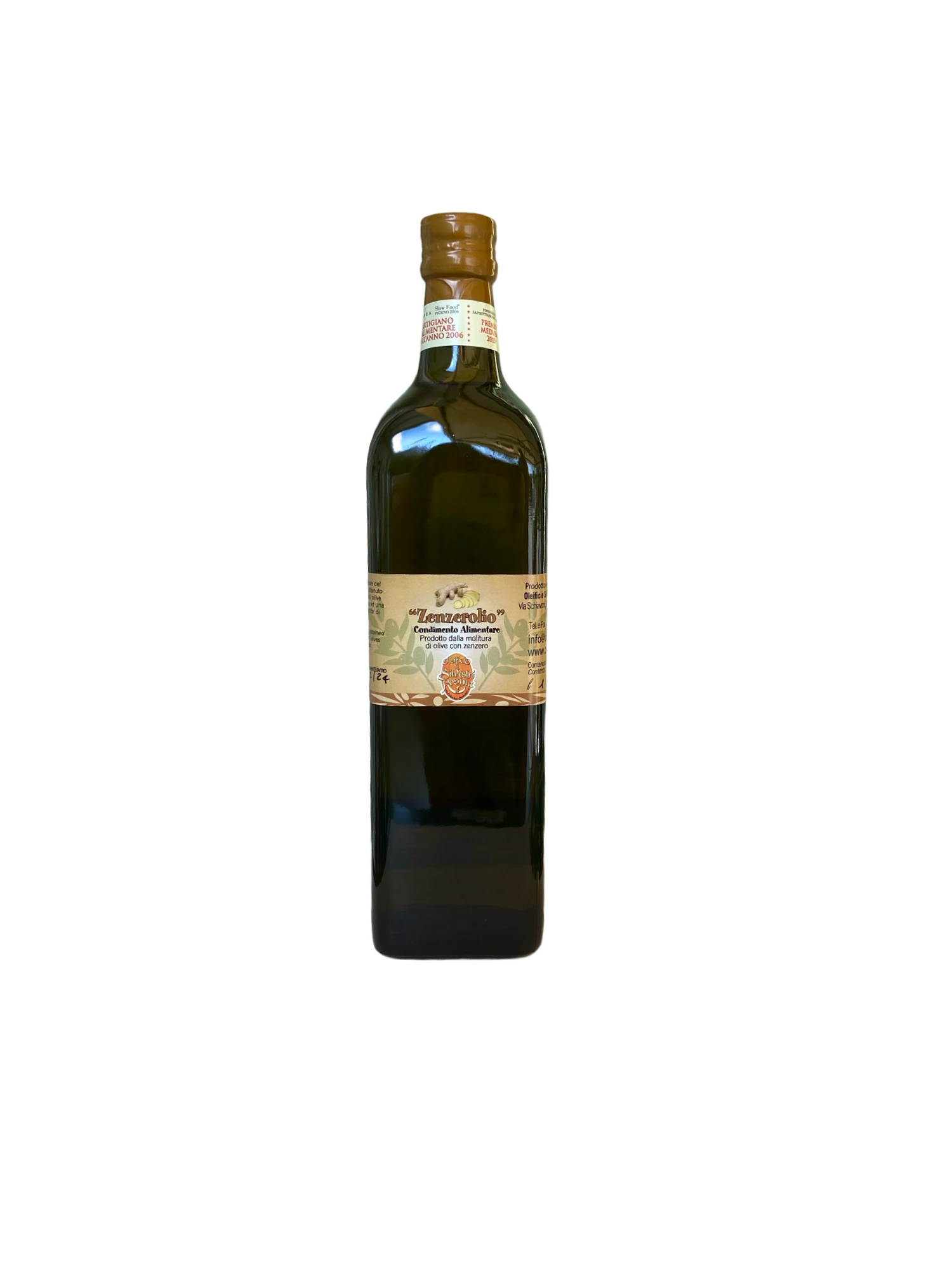 Ochutený extra panenský olivový olej - Zenzerolio 0,25 L
