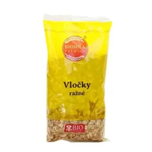 BIOMILA Ražné vločky veľké bio 250g