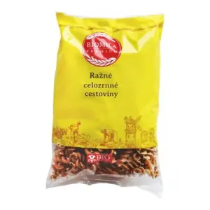 BIOMILA Ražné celozrnné špirály BIO 250 g