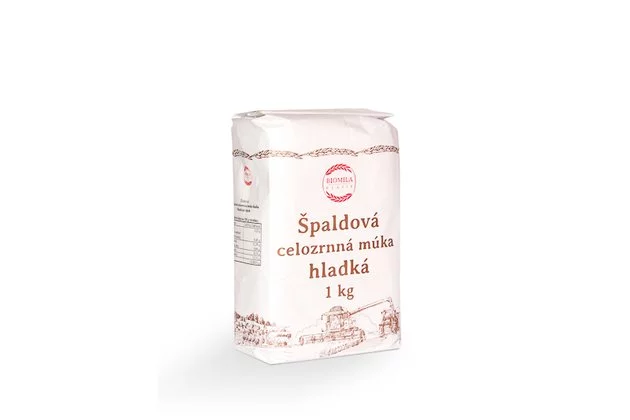 BIOMILA KLASIK Špaldová celozrnná múka hladká KONV 1kg