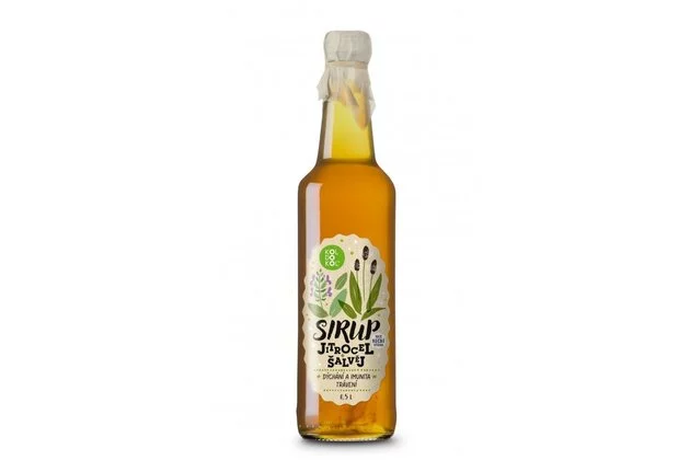 Bylinkový sirup Skorocel a Šalvia 500ml