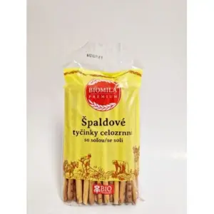 BIOMILA Špaldové tyčinky celozrnné so soľou bio 70g
