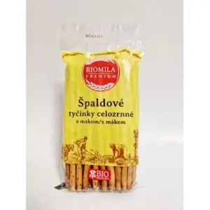 BIOMILA Špaldové tyčinky celozrnné s makom bio 70g