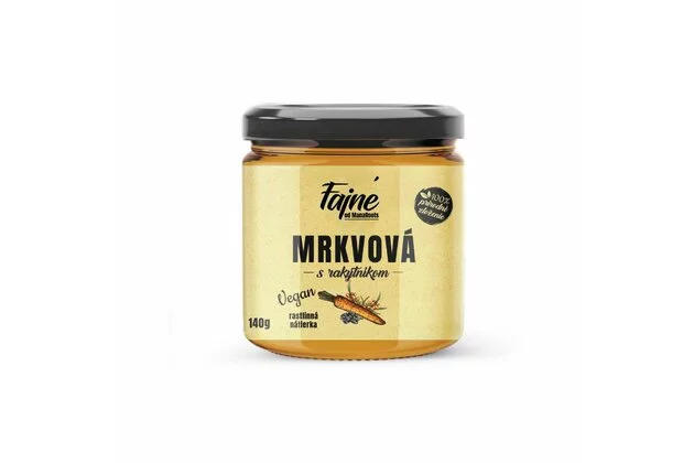 Mrkvová nátierka s rakytníkom Fajné 140g