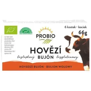 Hovädzí bujón - kocky bio PROBIO 66g