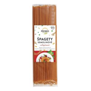 Špagety semolinové celozrnné bio PROBIO 500g