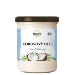 Kokosový olej dezodorizovaný bio Probio 240g