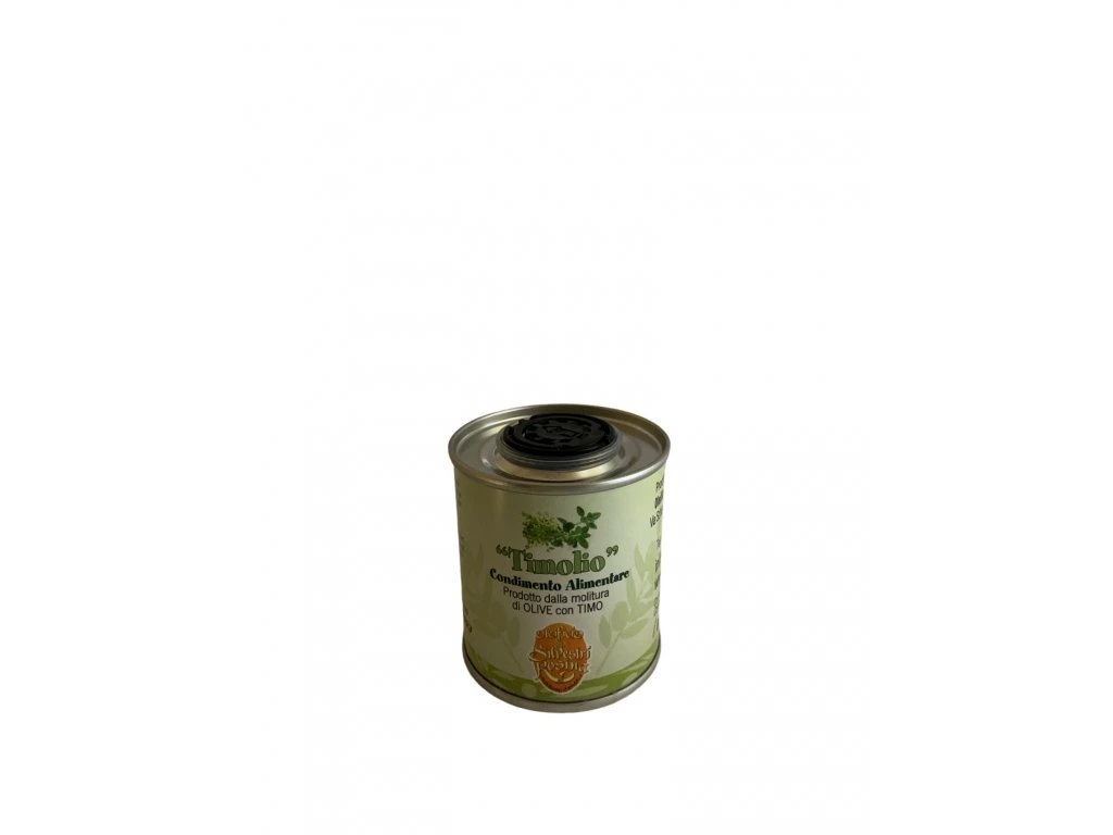 Ochutený extra panenský olivový olej - Thymolio plech 100 ml