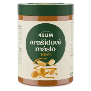 4Slim Arašidové maslo 100%   1000g
