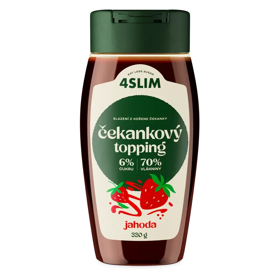 Čakankový topping - Jahoda 330g