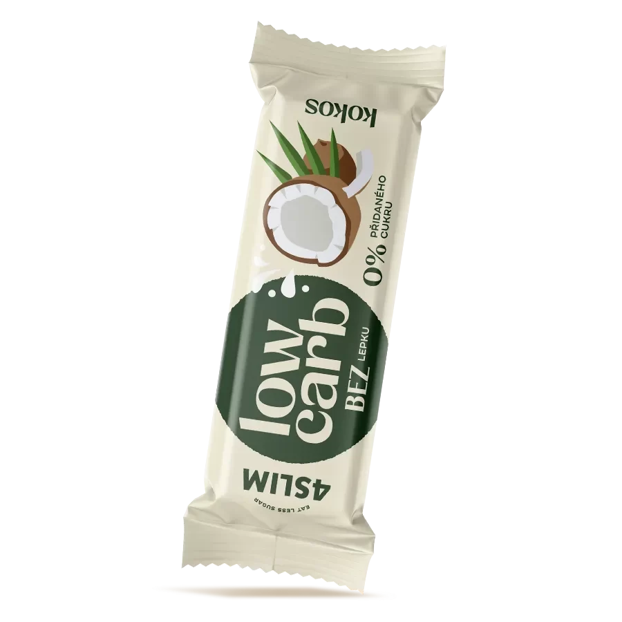 Tyčinka 4Slim LOW CARB kokos 35g