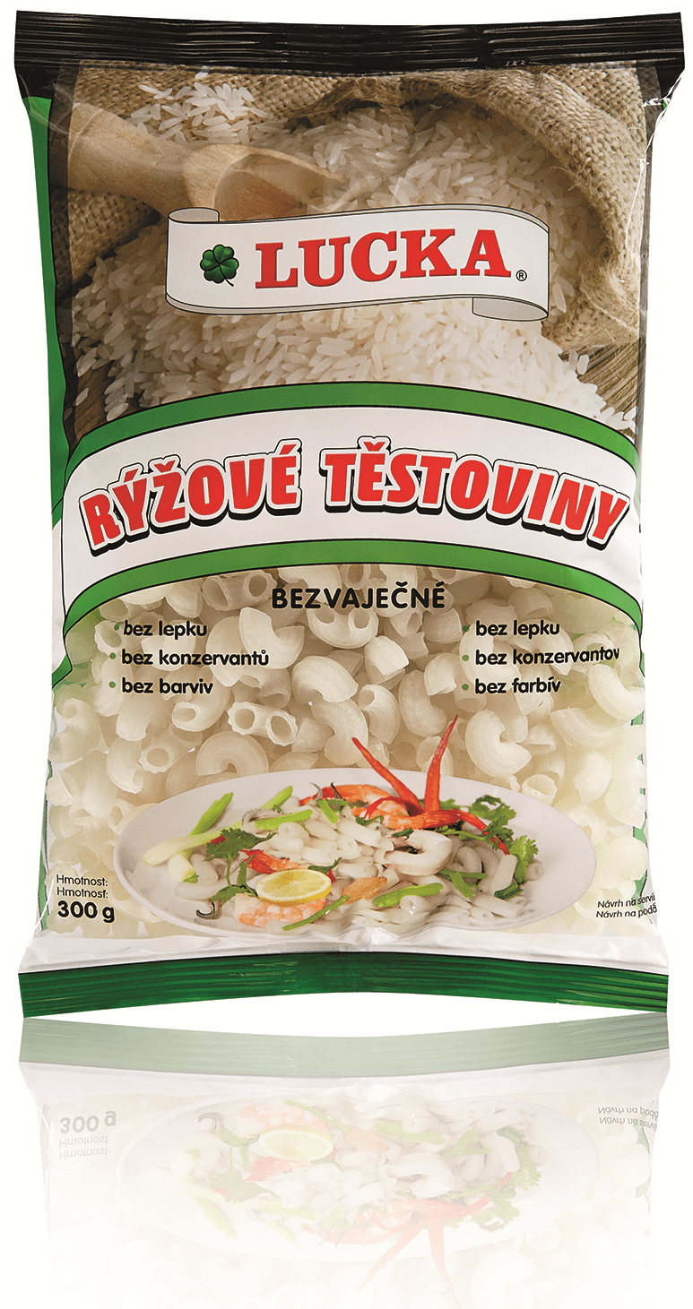 Lucka ryžové cestoviny kolienka 300g