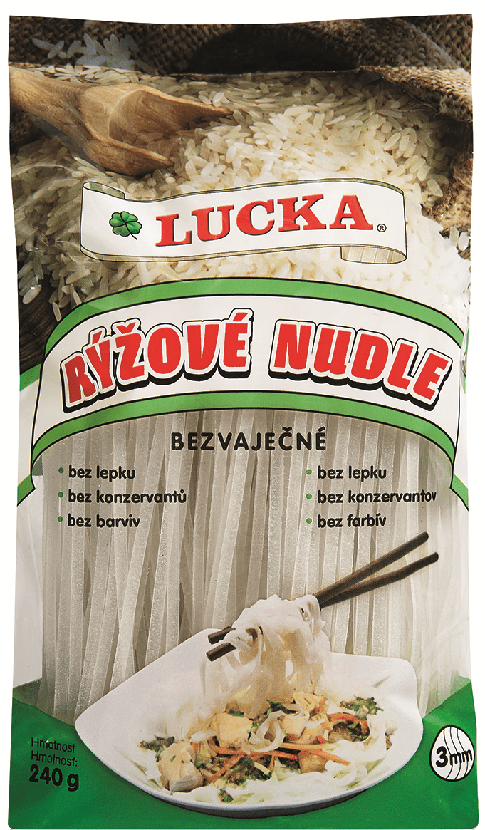 Lucka - ryžové rezance 240g 7mm